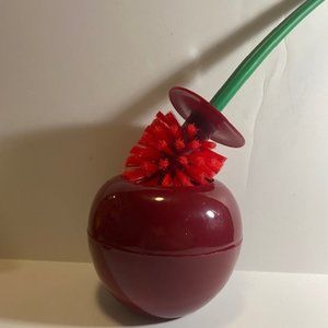 NEW! Red Cherry Toilet Brush